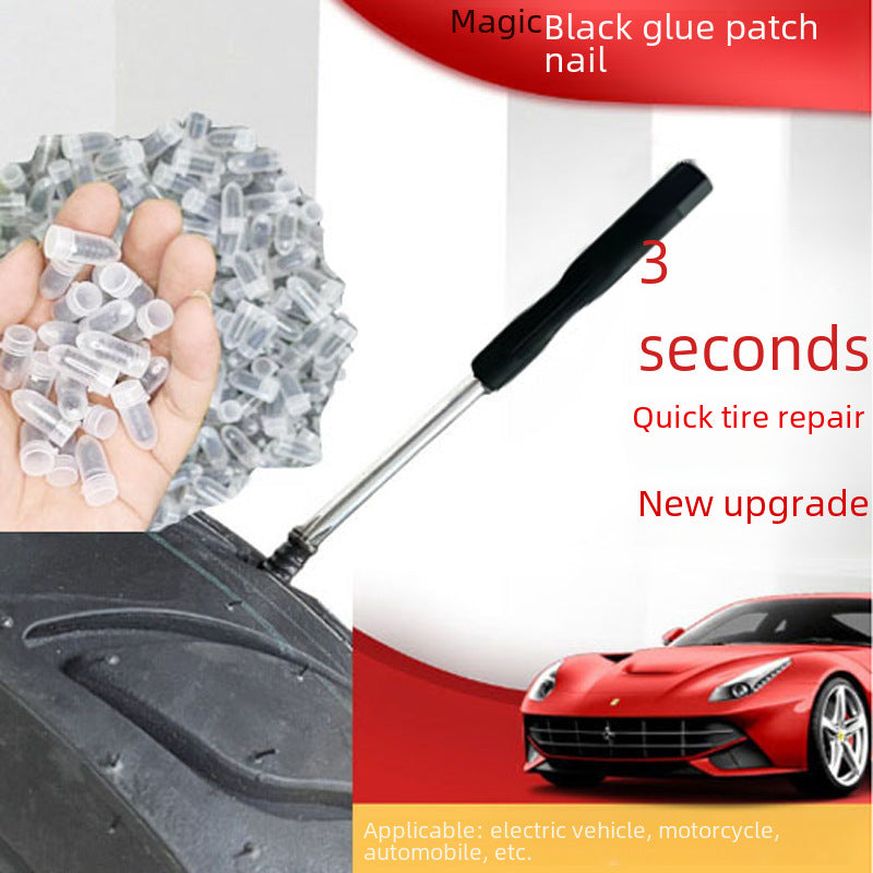 Emergency car tire repair rubber nail mushroom nail motorcycle vacuum tire repair nail quick repair tool