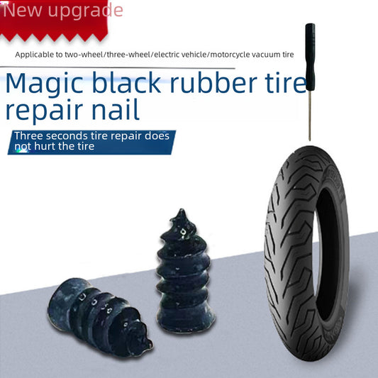 Emergency car tire repair rubber nail mushroom nail motorcycle vacuum tire repair nail quick repair tool