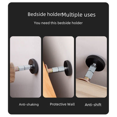 Bedside holder anti-shaking stabilizer anti-collision anti-moving device